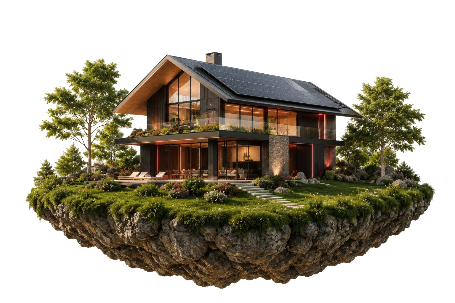 Modernes Haus von AR Boos Immobilienmanagement verwaltet